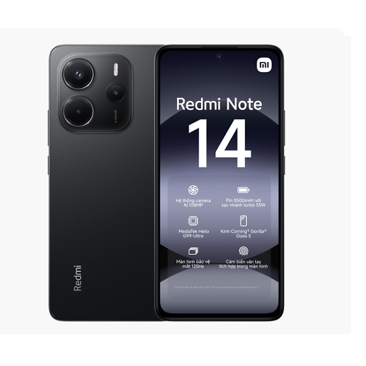 Điện thoại Xiaomi Redmi Note 14 6GB/128GB - Hàng Chính Hãng