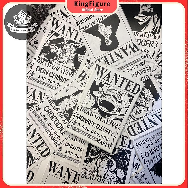 Poster Truy Nã One Piece KINGFIGURE (100 chiếc)