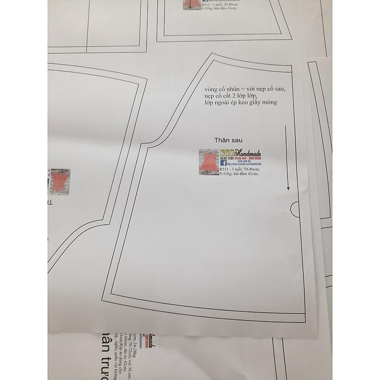 Rập giấy A0 mã R228 (5 chiếc)