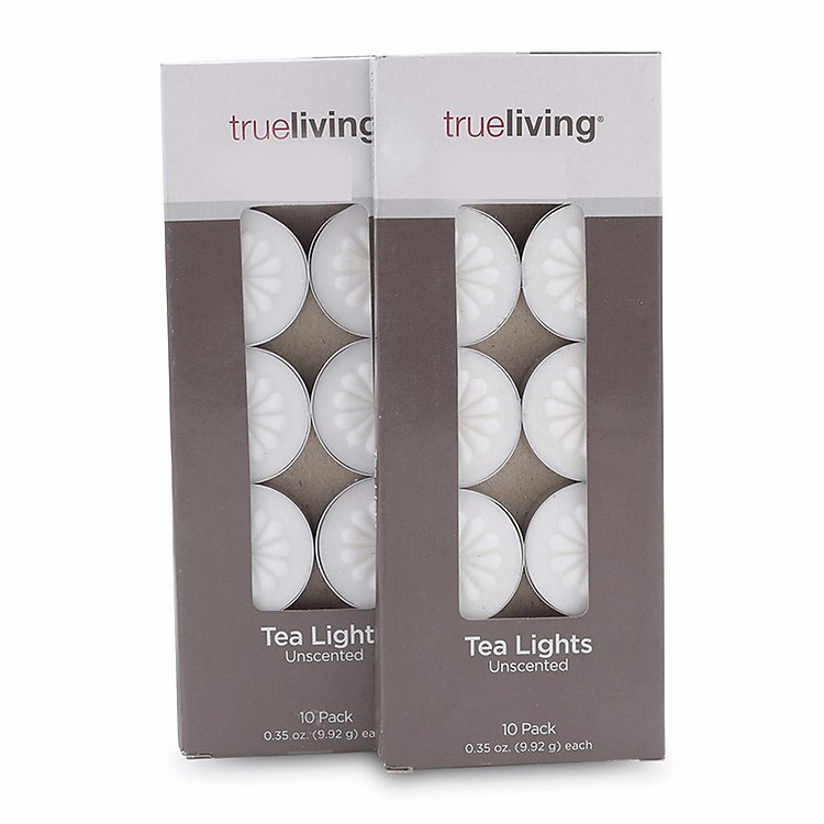 Combo 2 Hộp Nến Tealight Không Khói Mỗi Nến Đốt 4 Giờ (10 Viên/hộp)