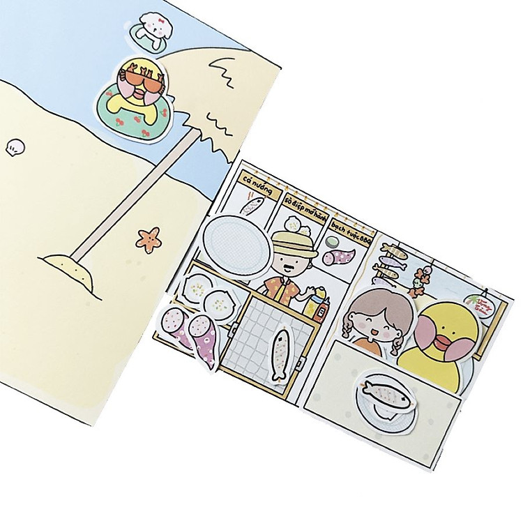 Bộ Tranh Tương Tác Cô Tiên Xanh Chính hãng Ưu đãi - Hình ảnh 3