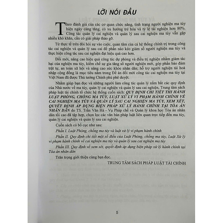 Quy Định Chi Tiết Thi Hành Luật Phòng Chống Ma Tuý – Luật Xử Lý Vi Phạm Hành Chính về Cai Nghiện Ma Tuý - Ảnh 3