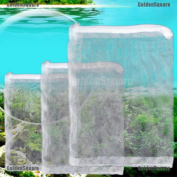 Túi Lưới Lọc Cho Bể Cá size S:14*21 CM - M:20*30 CM - L:27*45 CM - miếng lót chuột