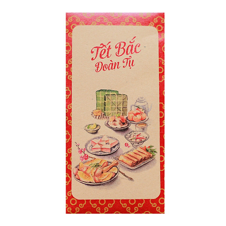 Bộ 6 Chiếc Lì Xì Tết Xưa - Tết Bắc Đoàn Tụ