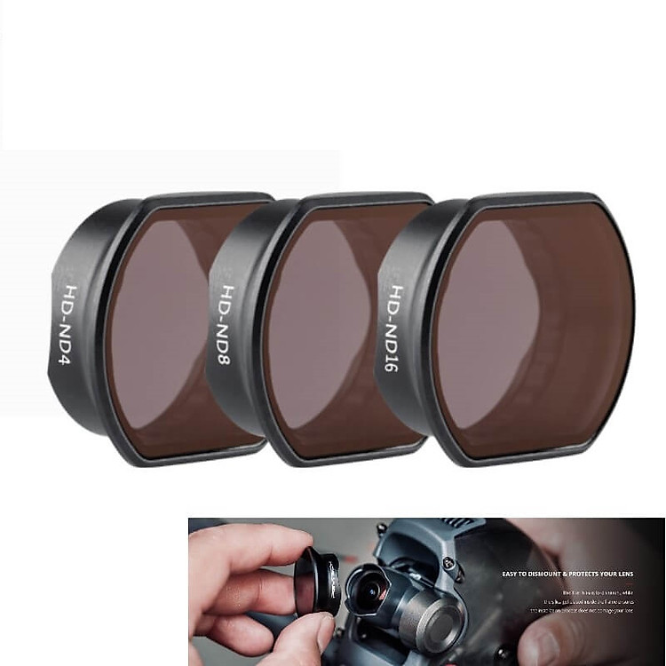 Bộ DJI FPV Filter ND Set (4/8/16) – Chính hãng PGYtech