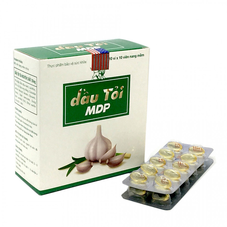 Thực Phẩm Chức Năng DẦU TỎI MDP Giảm Cholesterol trong máu