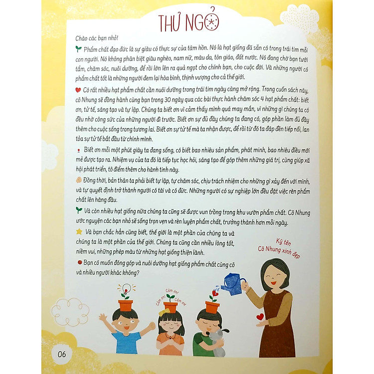 30 Ngày Rèn Luyện Phẩm Chất: Biết Ơn, Tử Tế, Sáng Tạo, Tự Lập - Ảnh 4