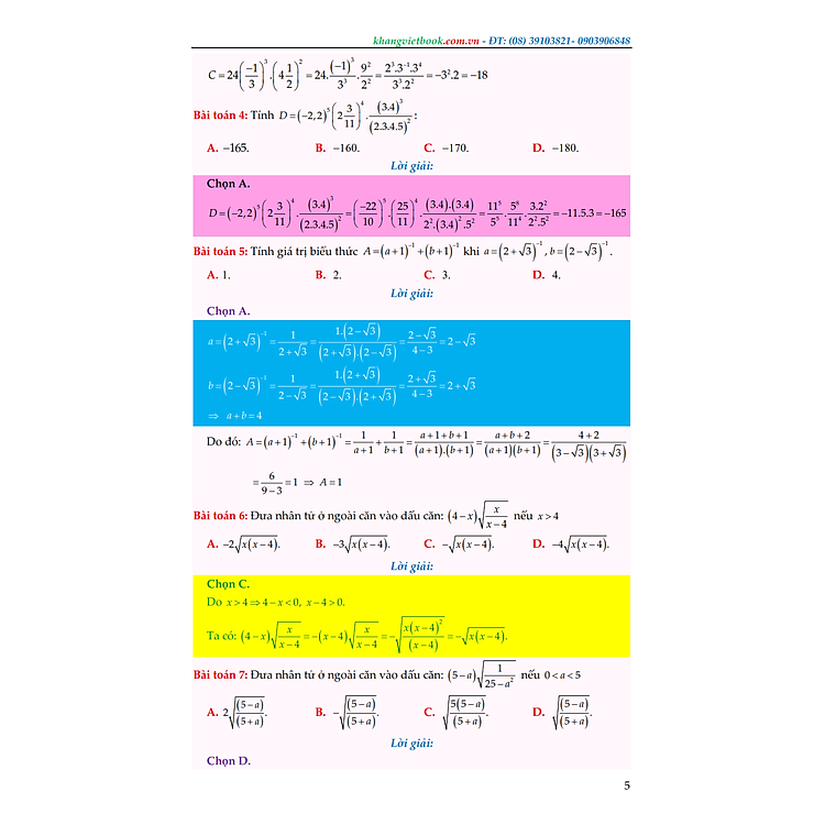 LÀM CHỦ BÀI TẬP TRẮC NGHIỆM MŨ - LOGARIT - SỐ PHỨC VÀ BÀI TOÁN LÃI SUẤT KÉP - Ảnh 5