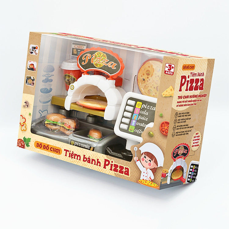 Mua Bộ Đồ Chơi Tiệm Bánh Pizza DK81263 Chính hãng Giá tốt - Hình ảnh 2