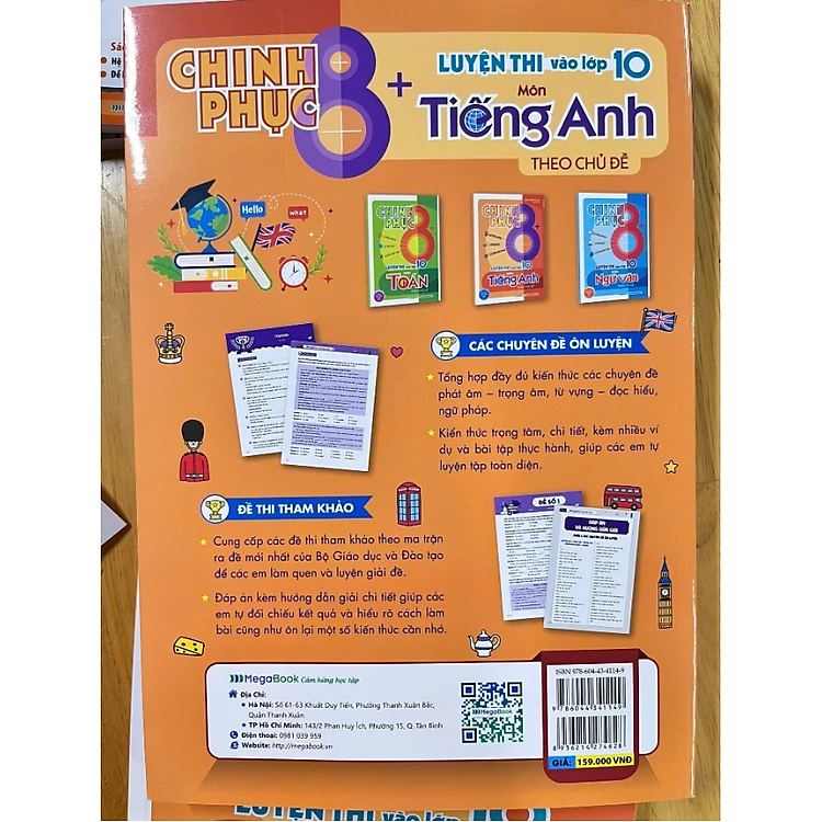 Chinh Phục 8+ Luyện Thi Vào Lớp 10 Môn Tiếng Anh Theo Chủ Đề (Sách Mới Nhất 2025) - Ảnh 2