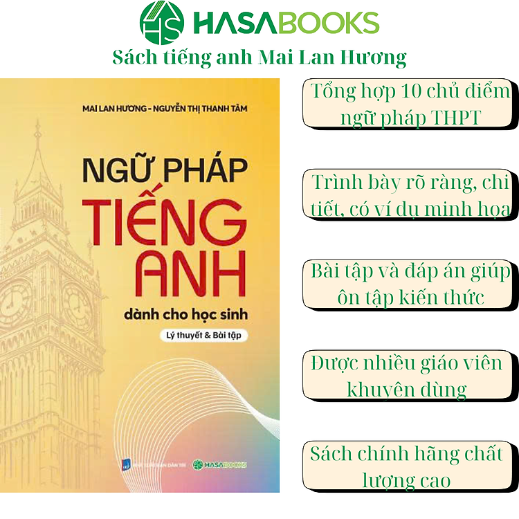 Ngữ Pháp Tiếng Anh Dành Cho Học Sinh - Mai Lan Hương