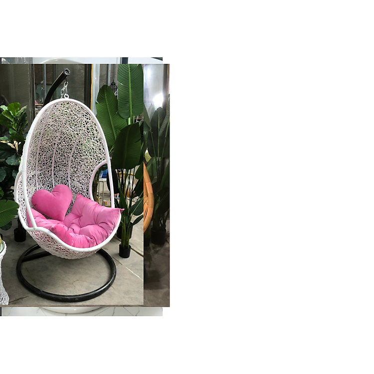 Xích đu đơn Tundo khung sắt mây nhựa cao cấp