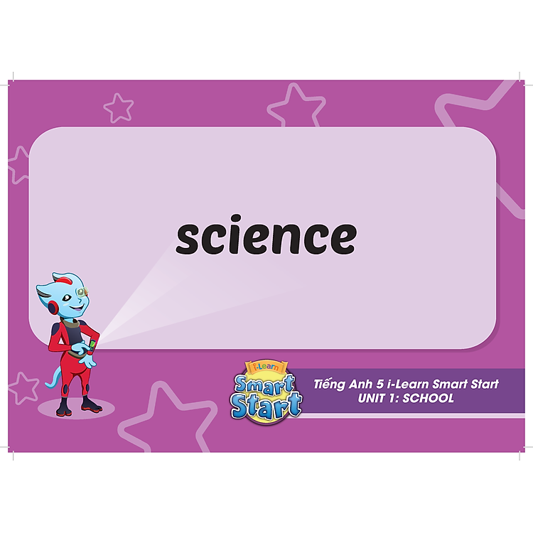 Tiếng Anh 5 i-Learn Smart Start - Flashcards - Ảnh 7
