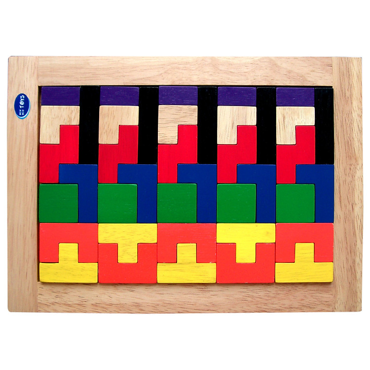 Mua Bộ đồ chơi xếp hình gỗ Winwintoys Chính hãng Giá tốt - Hình ảnh 3