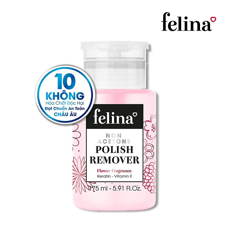 NƯỚC CHÙI SƠN MÓNG TAY CAO CẤP FELINA - HƯƠNG NƯỚC HOA 175ml