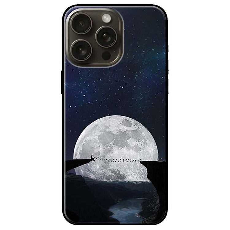 Ốp lưng dành cho Iphone 15 - Iphone 15 Plus - Iphone 15 Pro - Iphone 15 Pro Max - Moon Sáng - Hàng Chính Hãng
