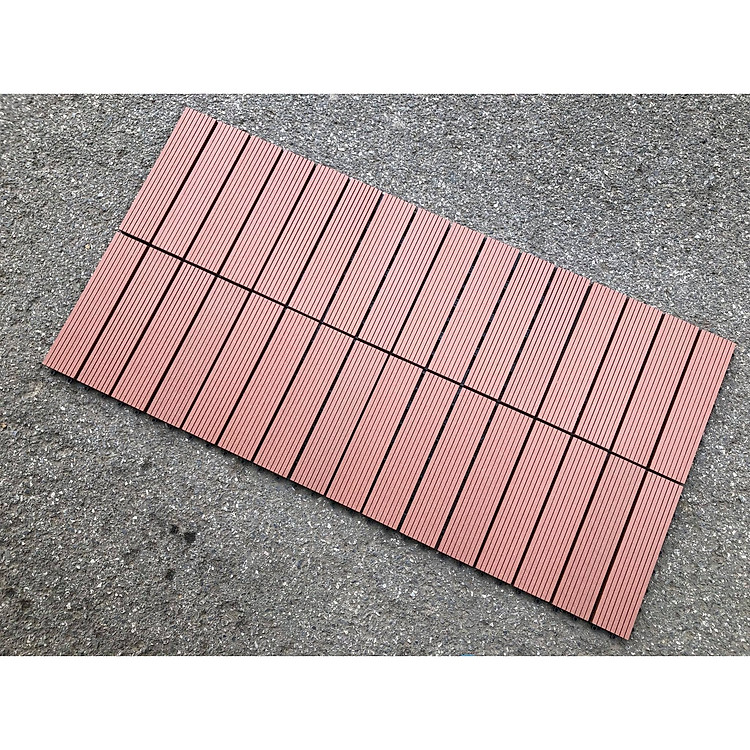 Combo 11 tấm (1m2) sàn gỗ nhựa ngoài trời