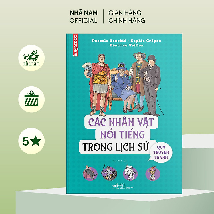 Các nhân vật nổi tiếng trong lịch sử qua truyện tranh