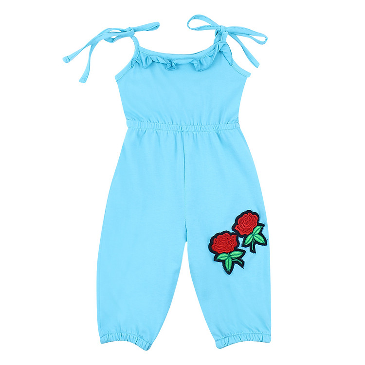 Bộ Jumsuit Bé Gái BONCHOP BBG-8092517XDA - Xanh Da Trời