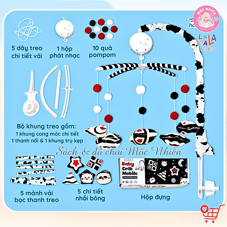 Đồ Chơi Treo Nôi Phát Nhạc Cho Bé Chính hãng Giá rẻ - Hình ảnh 3