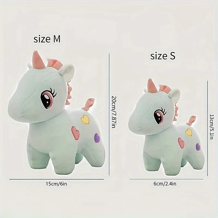 Mua Thú nhồi bông kỳ lân 22cm Chính hãng Giá rẻ - Hình ảnh 3