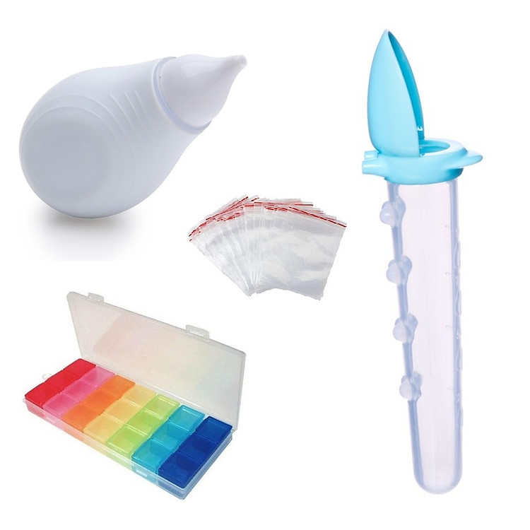 Combo 3 sản phẩm chăm sóc sức khỏe cho bé + tặng 5 zipper 10x15cm