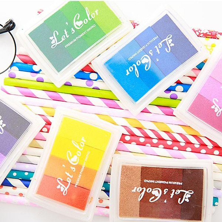 Hộp mực đóng d.ấ.u nhiều màu sắc ST255