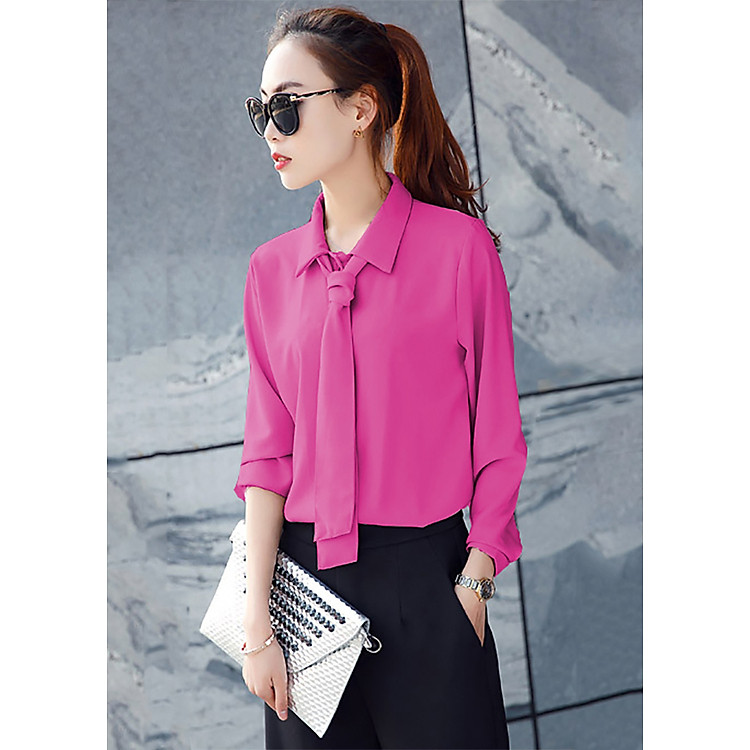 Áo Sơ Mi Nữ Alyssa 2 Trong 1 MS0073A