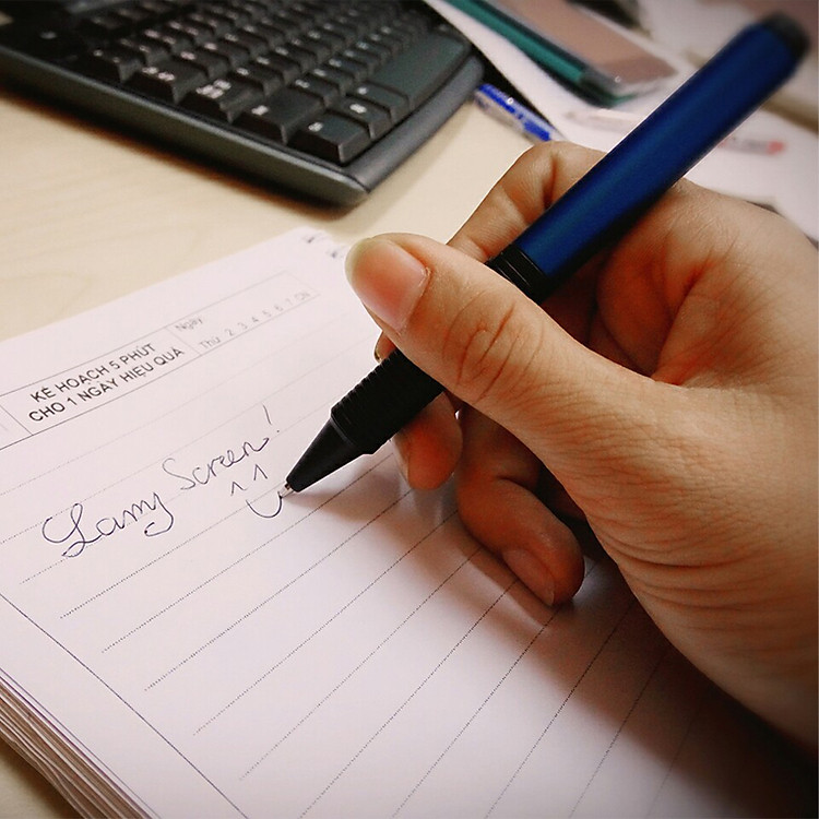 Bút đa năng LAMY Screen 636 Silver - Cảm ứng 2 trong 1 - Ảnh 4