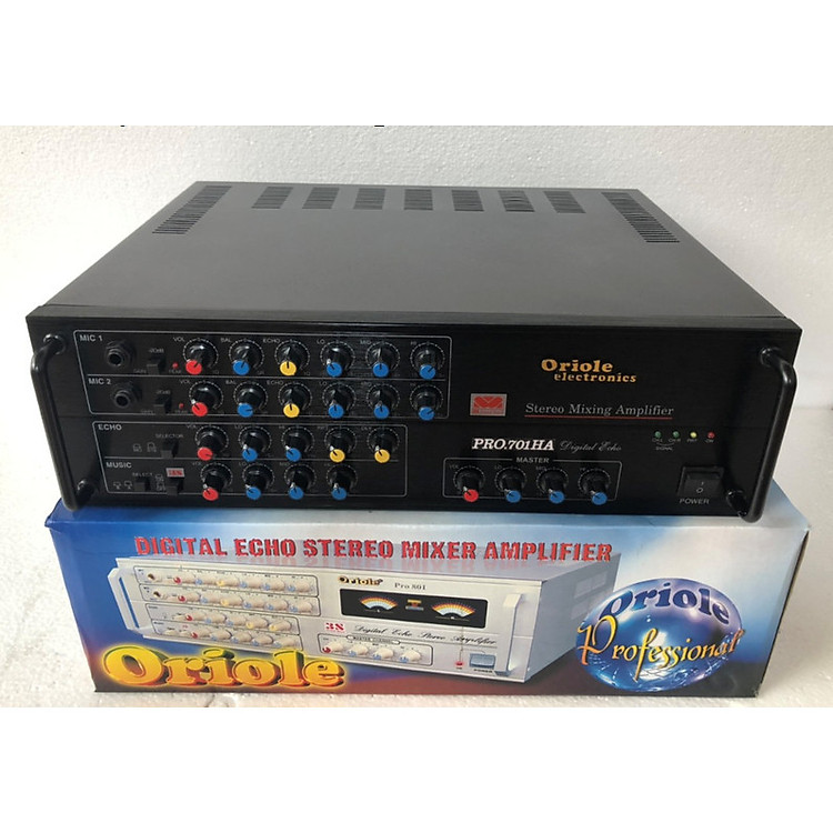 âm ly nge nhạc amply Oriole PRO.701HA, hàng chính hãng
