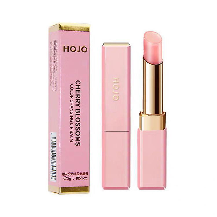 Son dưỡng có màu đổi màu hồng môi Cherry Blossoms Color Changing Lip Balm hãng HOJO