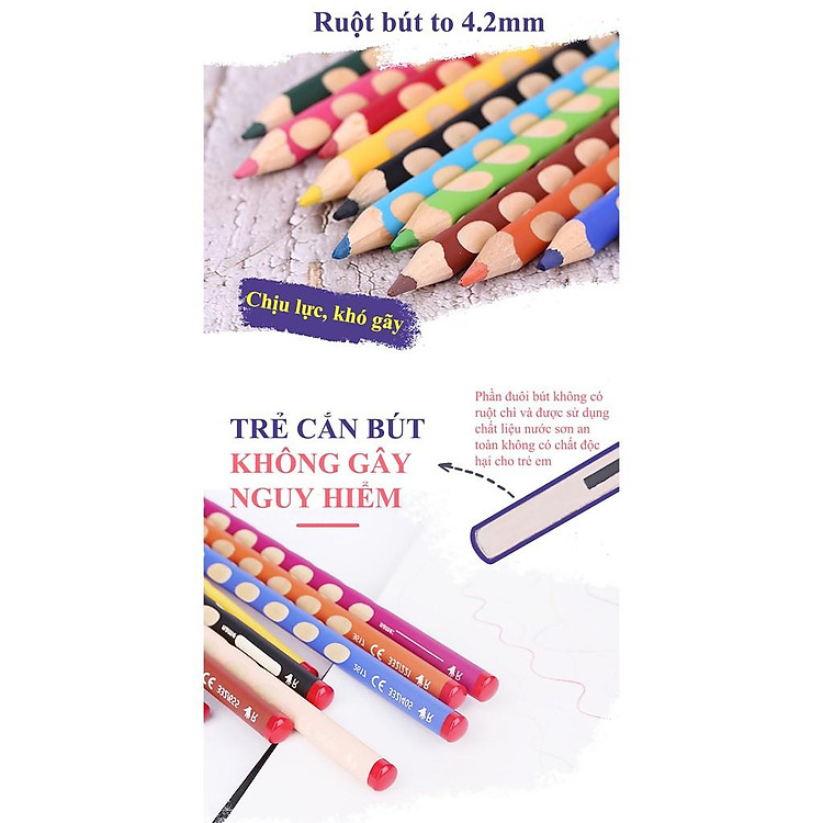 Bộ Bút Chì Màu STABILO EASYcolors (6 cây) - Ảnh 3