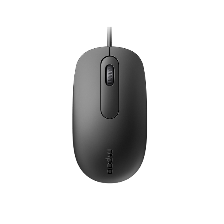 Chuột máy tính có dây Rapoo N200 | Kết nối USB - Hàng Chính Hãng