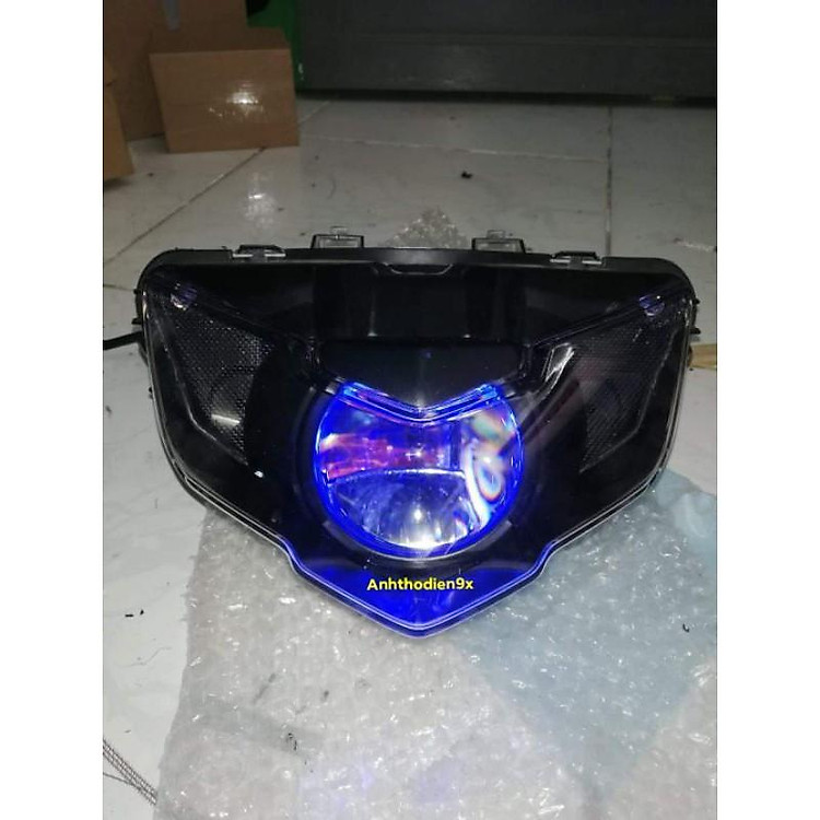 Bi Led Titan Black Lên Sẵn Choá Ex150 2019