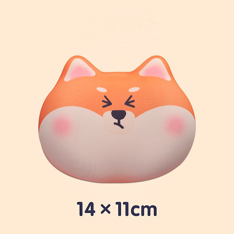 Miếng Đệm Kê Tay Chống Mỏi Mouse Pad Chó Corgi Bánh Mì Cá Chép Bắp Cải_ Hàng Chính Hãng
