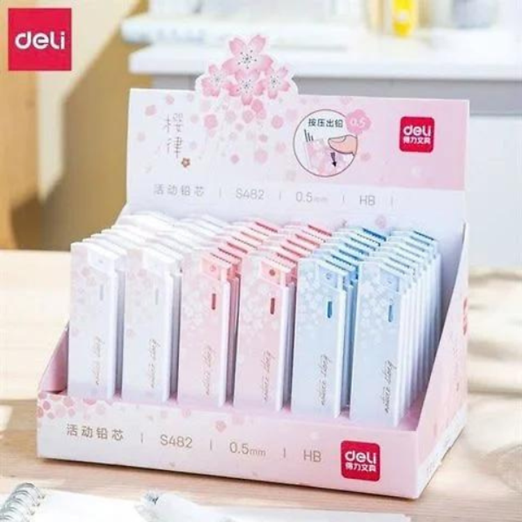 Ruột Chì Kim Deli 0.5mm (1/48/576/1152) - Ảnh 3