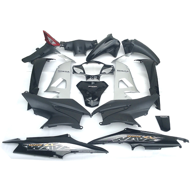 Bộ vỏ nhựa dàn áo xe Wave A nhựa ABS nguyên sinh nhãn hiệu GTP