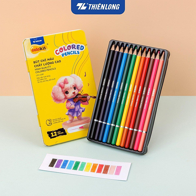 Bút Chì Thiên Long Colokit CPC-C039 (12 màu)