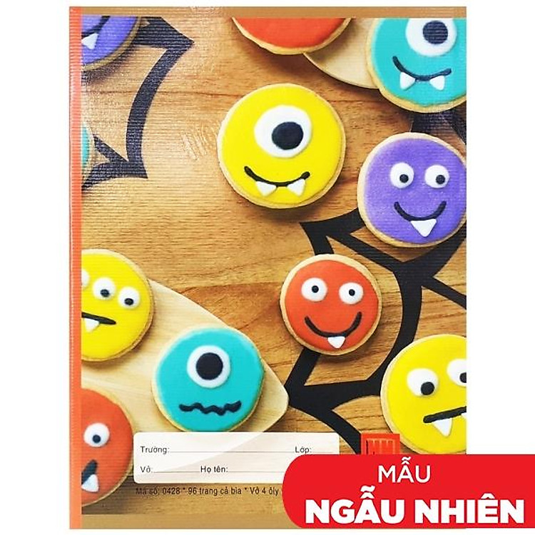 Vở Học Sinh 4 Ô Ly 96 Trang ĐL 80g/m2 (Mẫu ngẫu nhiên)