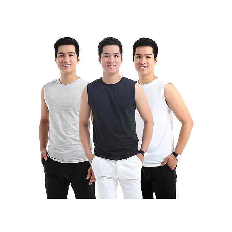 Bộ 3 áo thun body ba lỗ nam Taki Taki