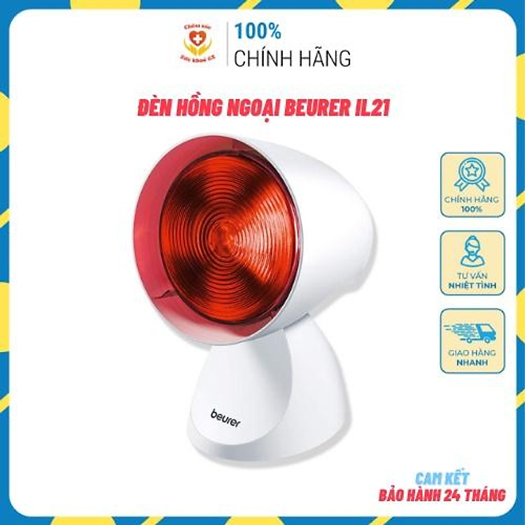 Đèn Hồng Ngoại Beurer IL21- Hỗ Trợ Giảm Đau Mỏi Cơ Thể, Tăng Cường Miễn Dịch - Chăm Sóc Sức Khỏe