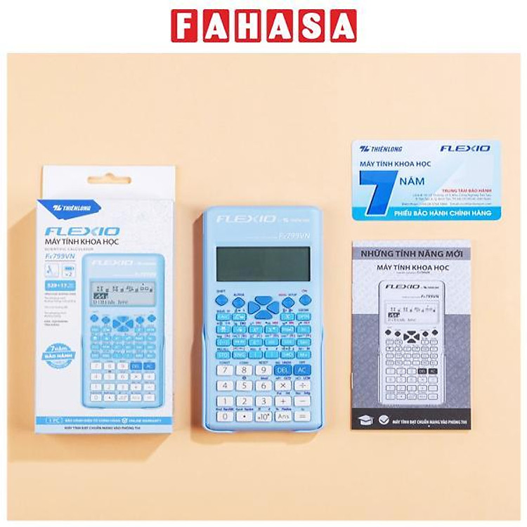 Máy Tính Khoa Học Flexio – Thiên Long Fx799VN (Màu Xanh Dương)
