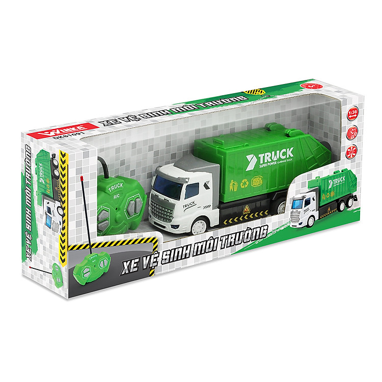 Xe vệ sinh điều khiển từ xa DK81091 Chính hãng Tiết kiệm - Hình ảnh 3