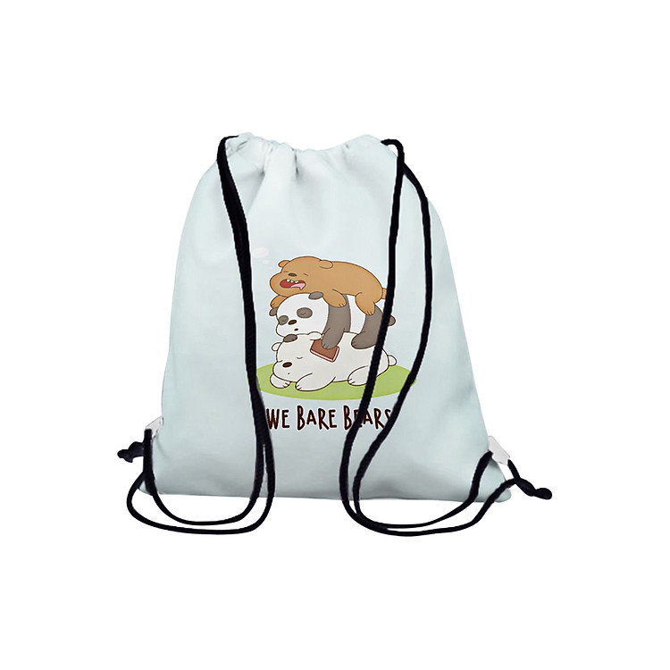 Túi Rút Unisex In Hình We Bare Bears BDHK052