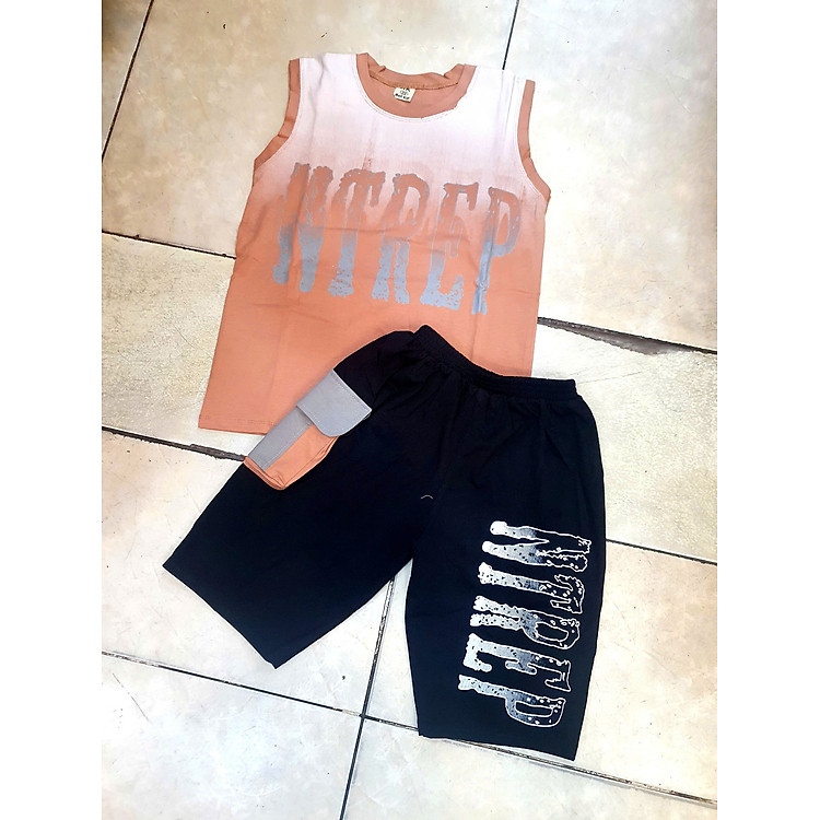 XẢ HÀNG LẺ SIZE Đồ bộ cho bé trai đi chơi đi học từ 26-33kg chất cotton 4 chiều bền mát