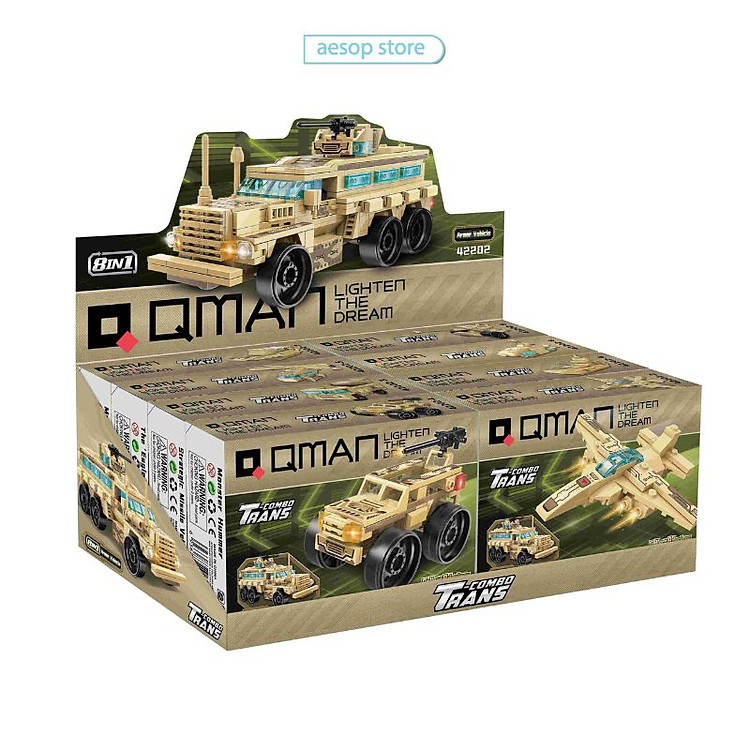 Hộp đồ chơi lắp ráp xe Qman 42202 Chính hãng Giá rẻ - Hình ảnh 2