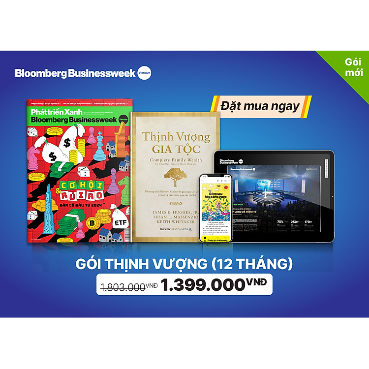 Bloomberg Businessweek Vietnam - Combo 12 số (Tặng kèm sách Thịnh Vượng Gia tộc) - Freeship