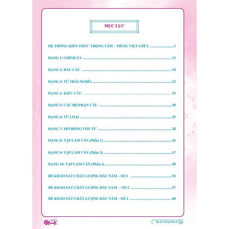 Bộ ÔN HÈ Lớp 2 (Toán + Tiếng Việt) - Ảnh 3