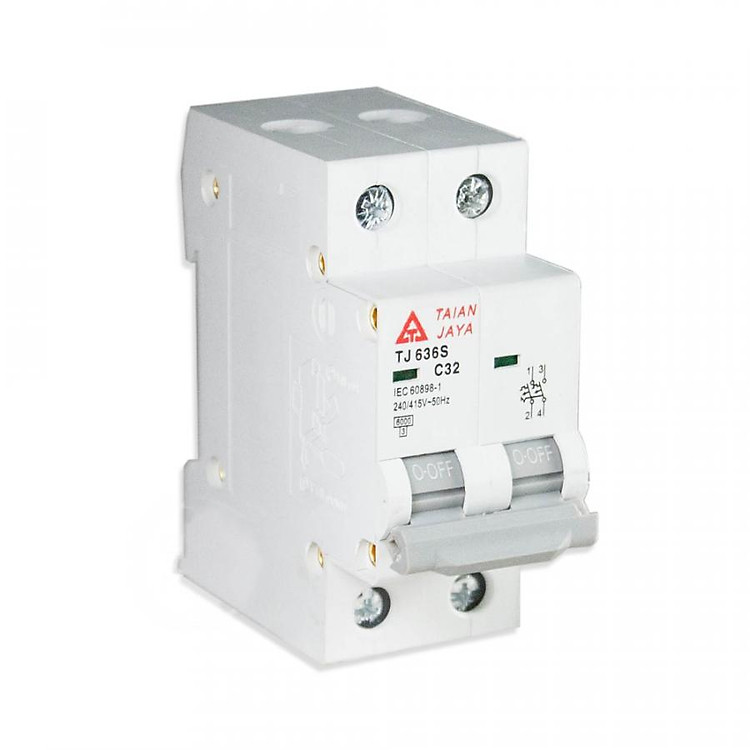 Cầu dao MCB Taian-Jaya 2P TJ636S-32A