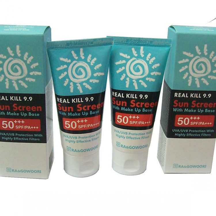 Combo 2 hộp kem chống nắng kiêm kem nền Ra&Gowoori Real Kill 9.9 (80ml)